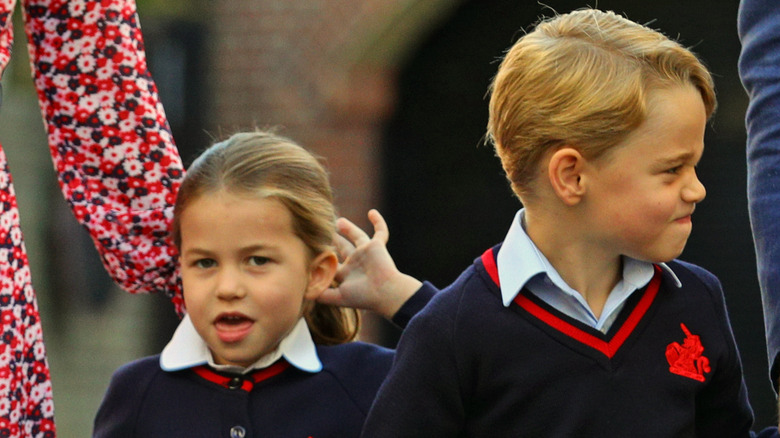 Princess Charlotte and Prince George