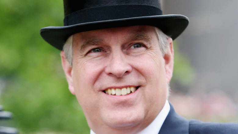 Prince Andrew in top hat
