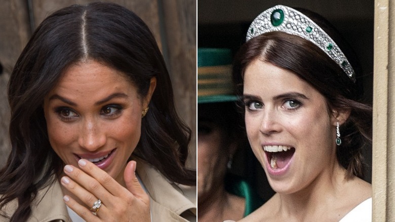 Meghan Markle and Princess Eugenie