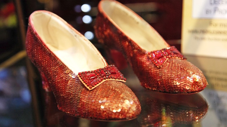 The Wizard of Oz stolen shoes