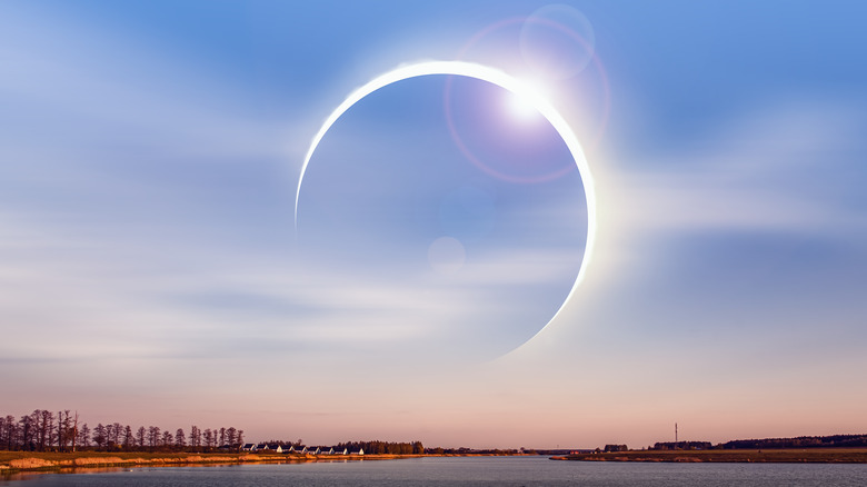 Moon during eclipse 