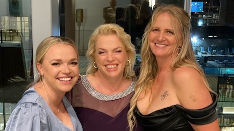 Christine Brown with Janelle Brown and Madison Rose