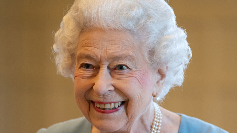 Queen Elizabeth II  smiling