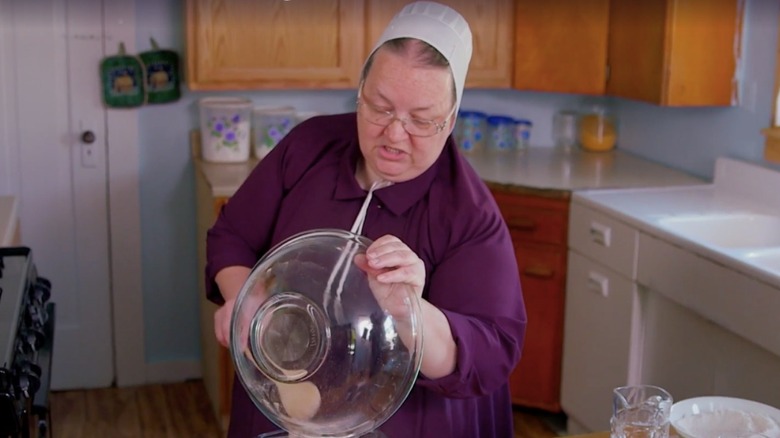 Mary Schmucker cooking