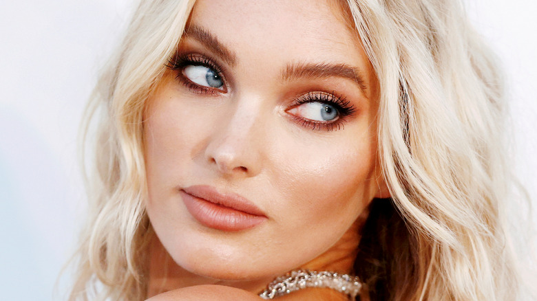 Elsa Hosk poses on the red carpet