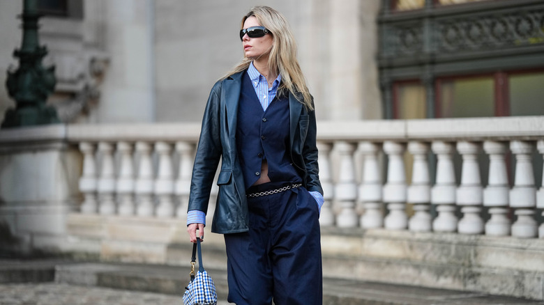 How To Dress Up An Oversized Blazer