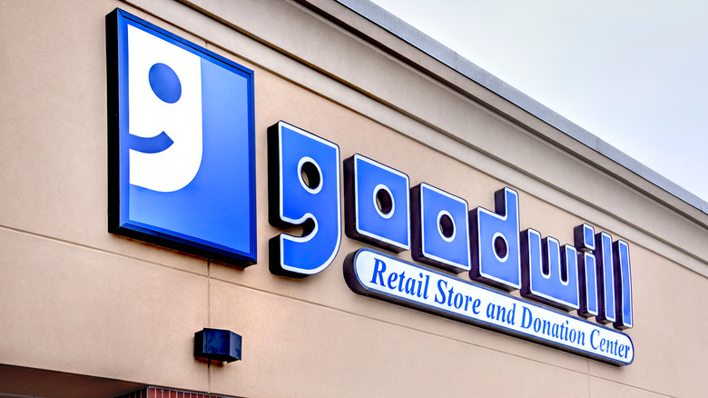 A large Goodwill sign