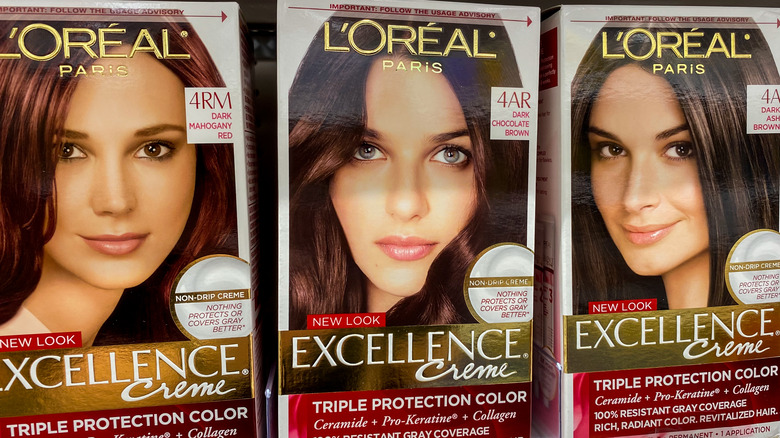 Boxes of hair dye