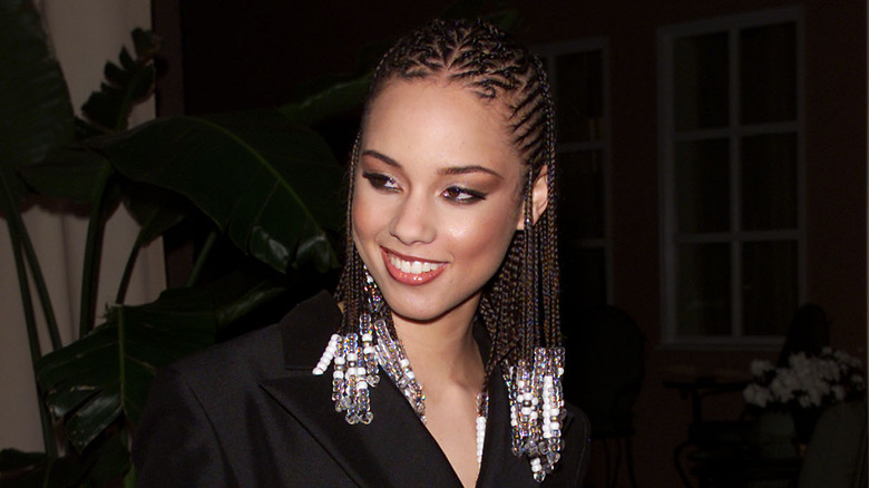 Alicia Keys with fulani braids