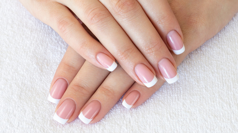 Classic French manicure