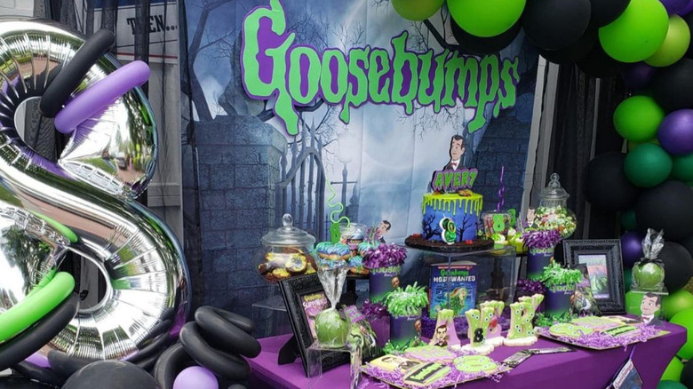 goosebumps party setup