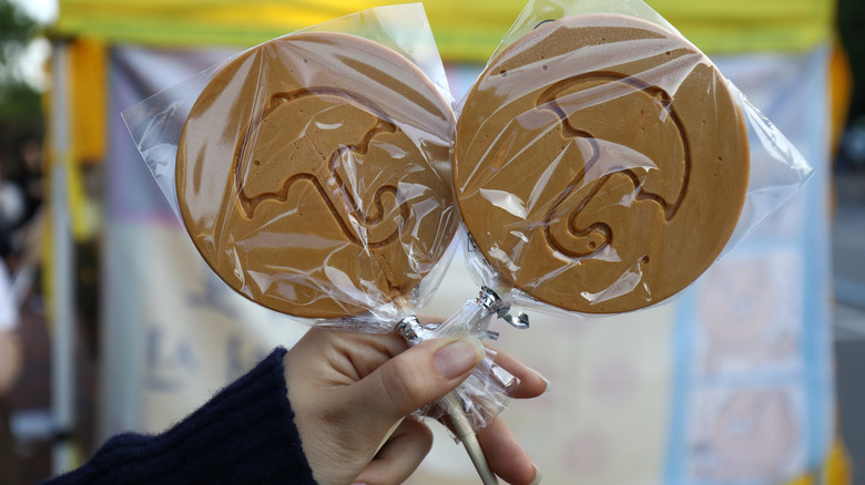 dalgona candy in wrappers