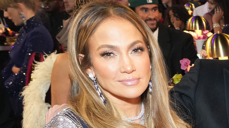 Jennifer Lopez smiling