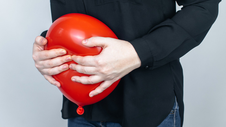 Balloon to signify bloat