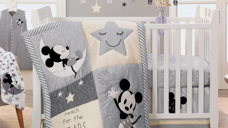 Baby nursery with Mickey 