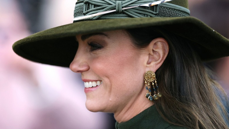 Kate Middleton wearing new earrings from Sézane