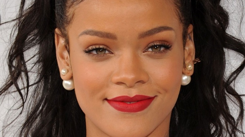 Rihanna smiling