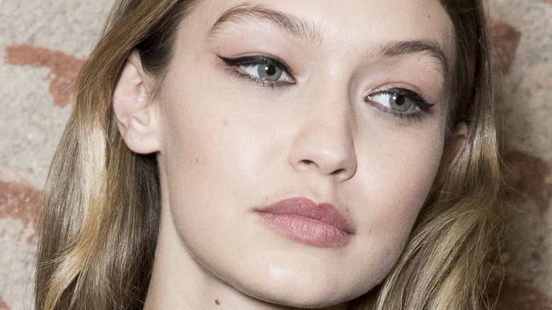 Gigi Hadid takes candid backstage photo