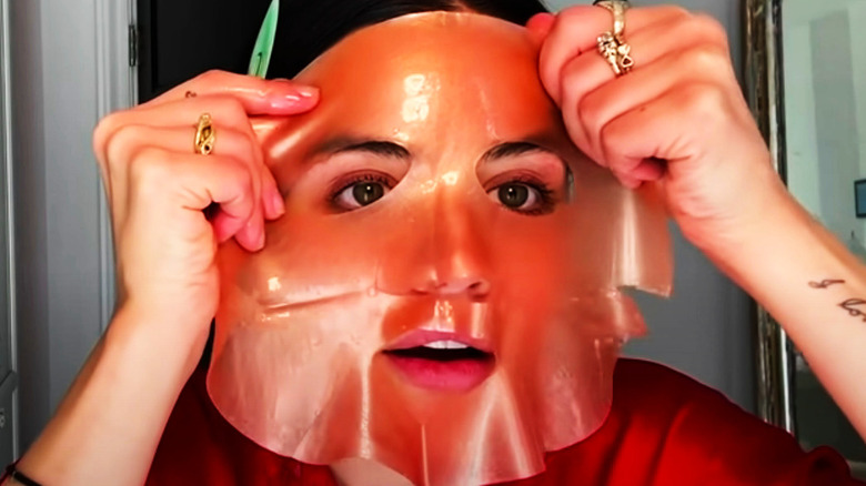 lucy hale sheet mask