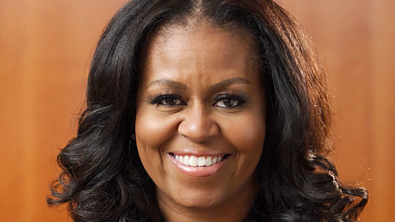 Michelle Obama smiling