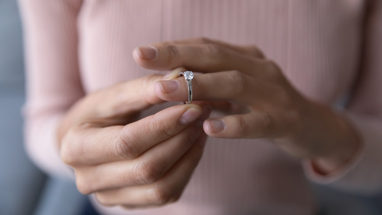 Taking a ring off