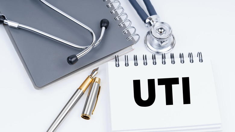 Stethoscope, pen, and notebook
