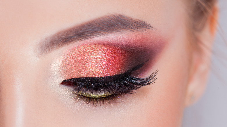 Glitter eyeshadow
