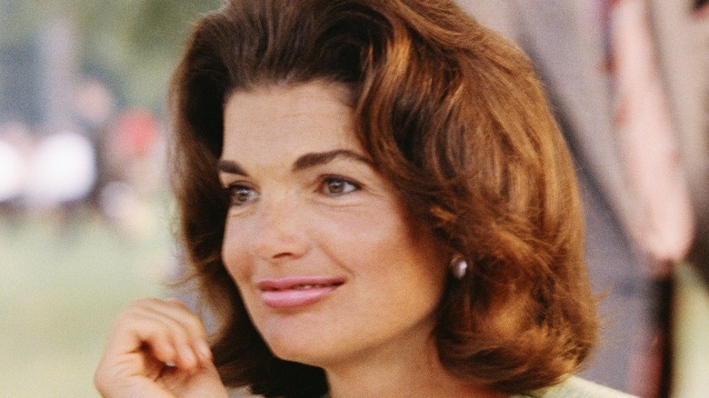 Jackie Kennedy outdoors