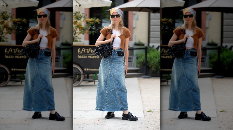 How To Wear Trendy Maxi Skirts When You're Petite