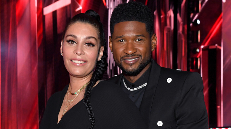 Usher and Jennifer Goicoechea together