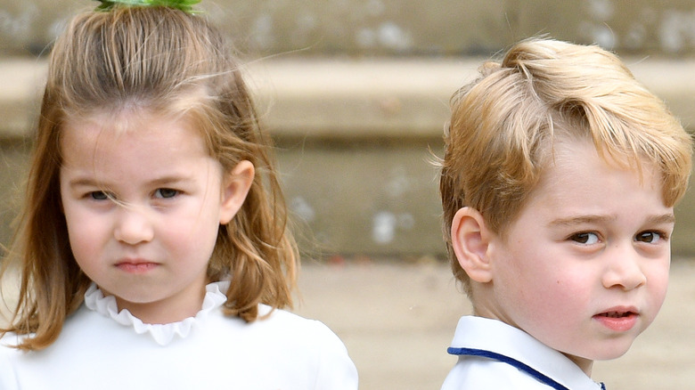 Princess Charlotte and Prince George