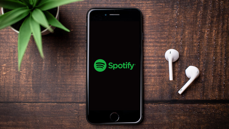 Spotify on phone