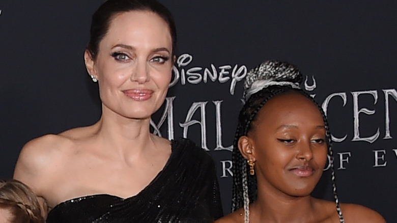 Angelina Jolie and Zahara Jolie-Pitt