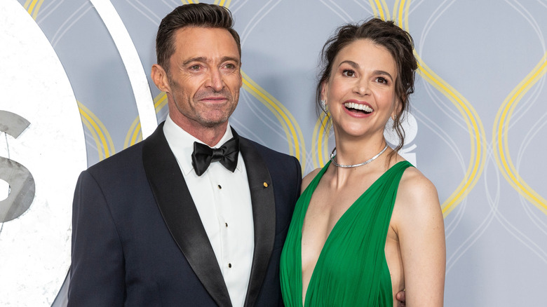 Hugh Jackman and Sutton Foster at the 2022 Tony Awards