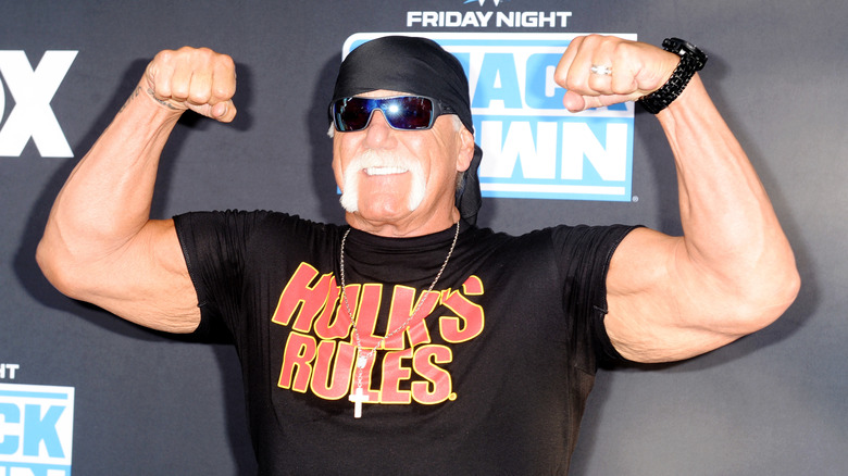 Hulk Hogan attends WWE 20th Anniversary Celebration Marking Premiere of WWE Friday Night SmackDown on FOX at Staples Center on October 04, 2019 in Los Angeles, California.