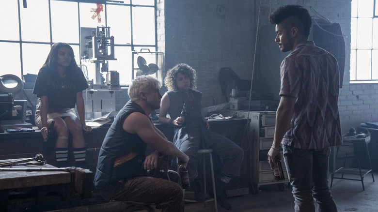 Humberly González with Jupiter's Legacy cast