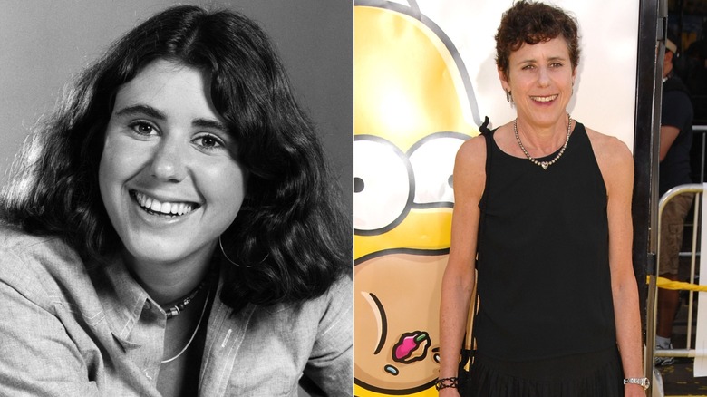 Side by side images of Julie Kavner then and now