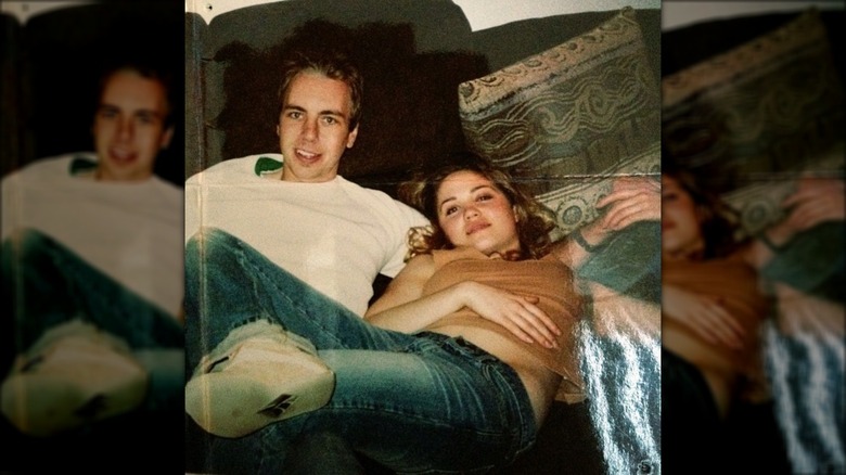 Photo of young Dax Shepard and Erika Christensen