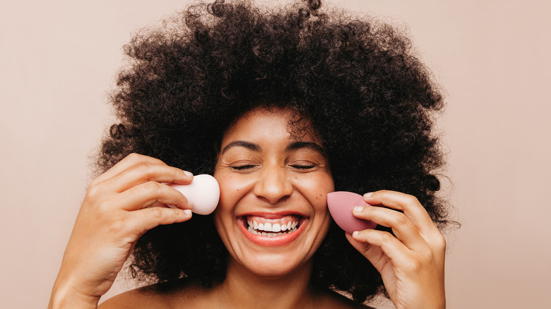 Woman with natural hair