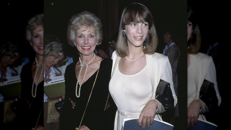 Janet Leigh and Jamie Lee Curtis at the 1979 AFI Salute to Alfred Hitchcock