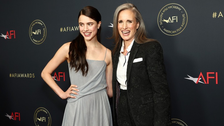 Margaret Qualley and Andie MacDowell at the 2021 AFI Awards Luncheon