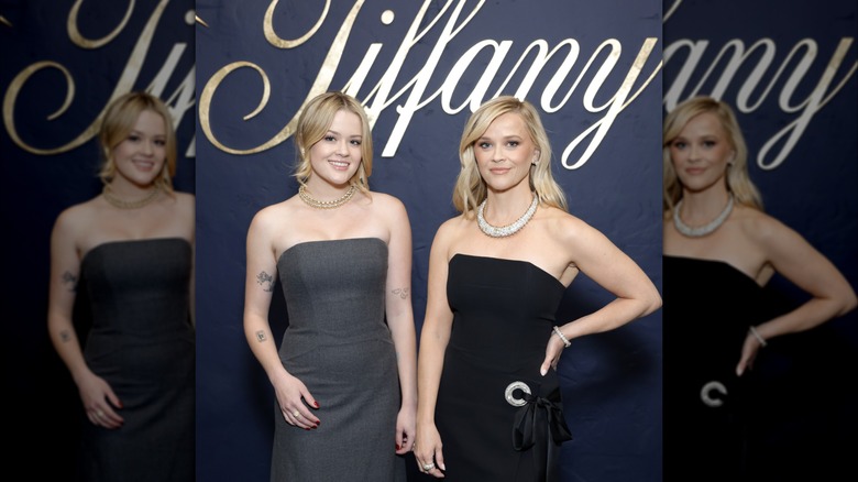 Ava Phillippe ad Reese Witherspoon attend the Tiffany & Co. Celebration launch in 2024