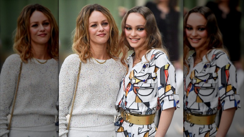 Vanessa Paradis and Lily-Rose Depp at the Chanel Cruise Connection 2020 in 2019