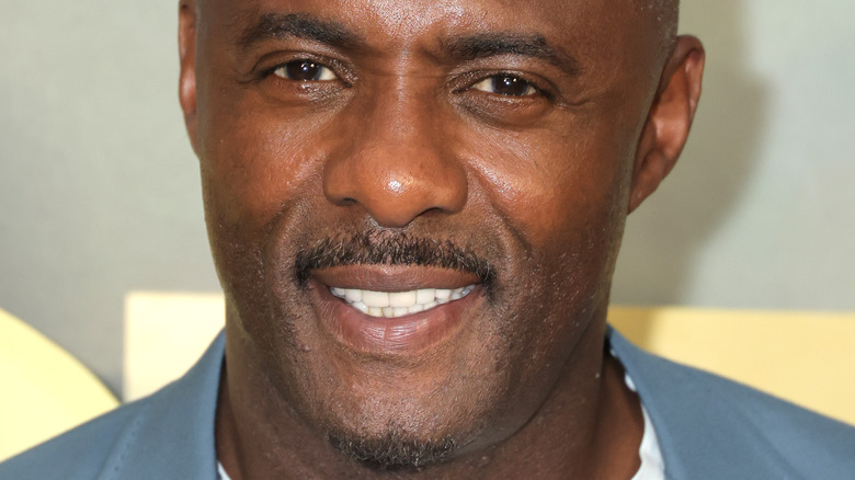 Idris Elba smiling