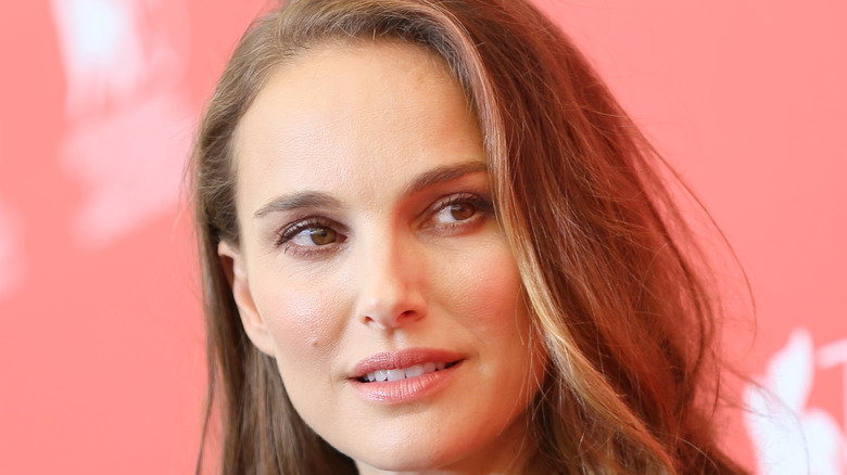 Natalie Portman poses at an event