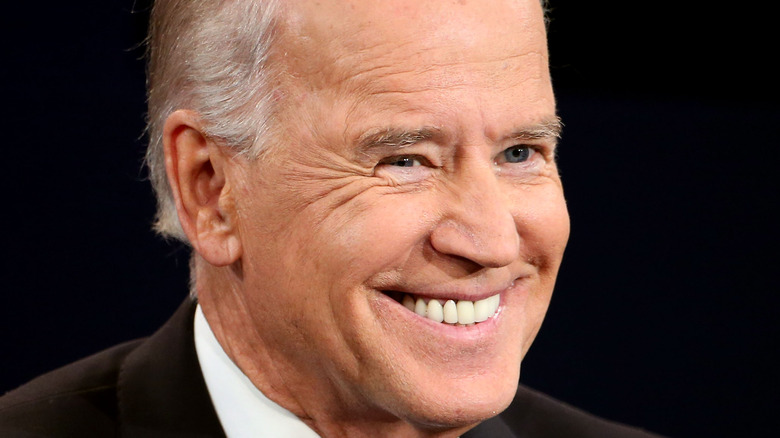 Joe Biden smiling