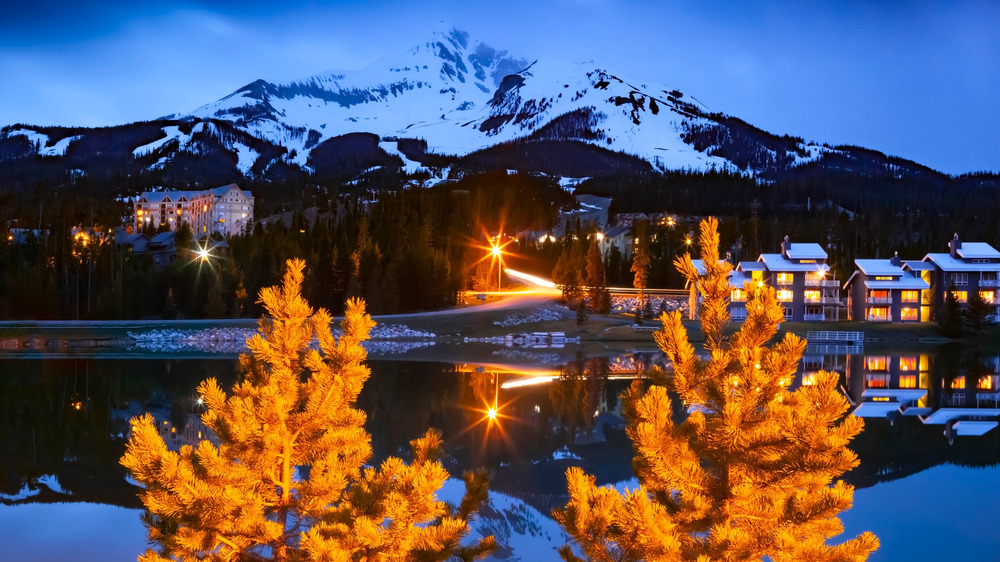 Big Sky Montana at night