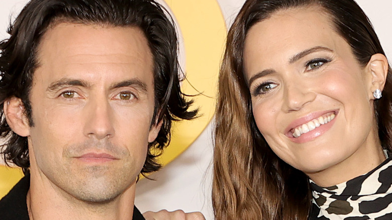 Mandy Moore and Milo Ventimiglia on the red carpet