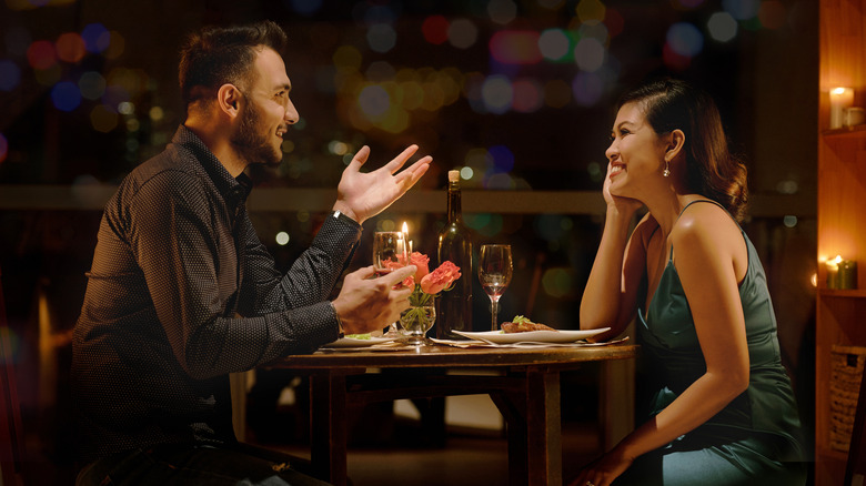 Couple on date
