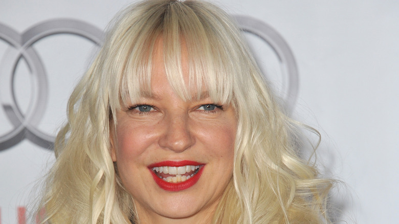 Sia smiling